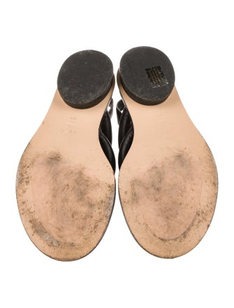 AGL Leather Slingback Sandals