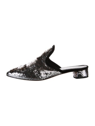 AGL Sequins Sequin Embellishments Mules