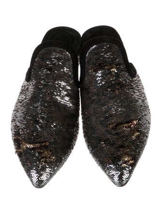 AGL Sequins Sequin Embellishments Mules