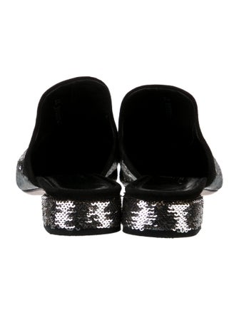 AGL Sequins Sequin Embellishments Mules
