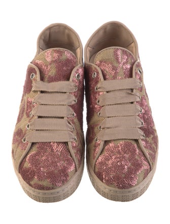AGL Sequins Printed Sneakers