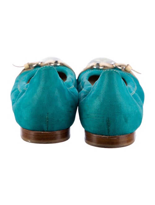 AGL Suede Colorblock Pattern Ballet Flats