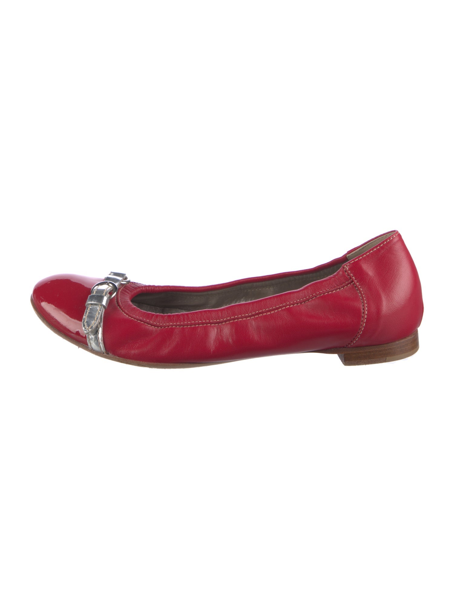 AGL Patent Leather Ballet Flats