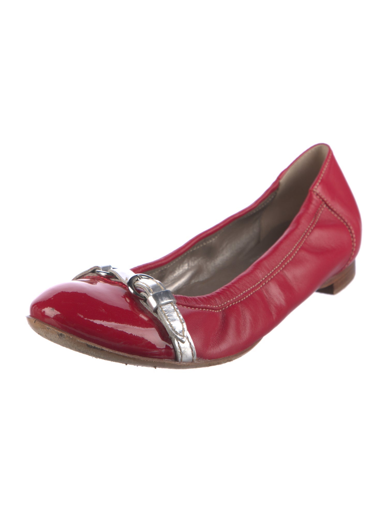AGL Patent Leather Ballet Flats