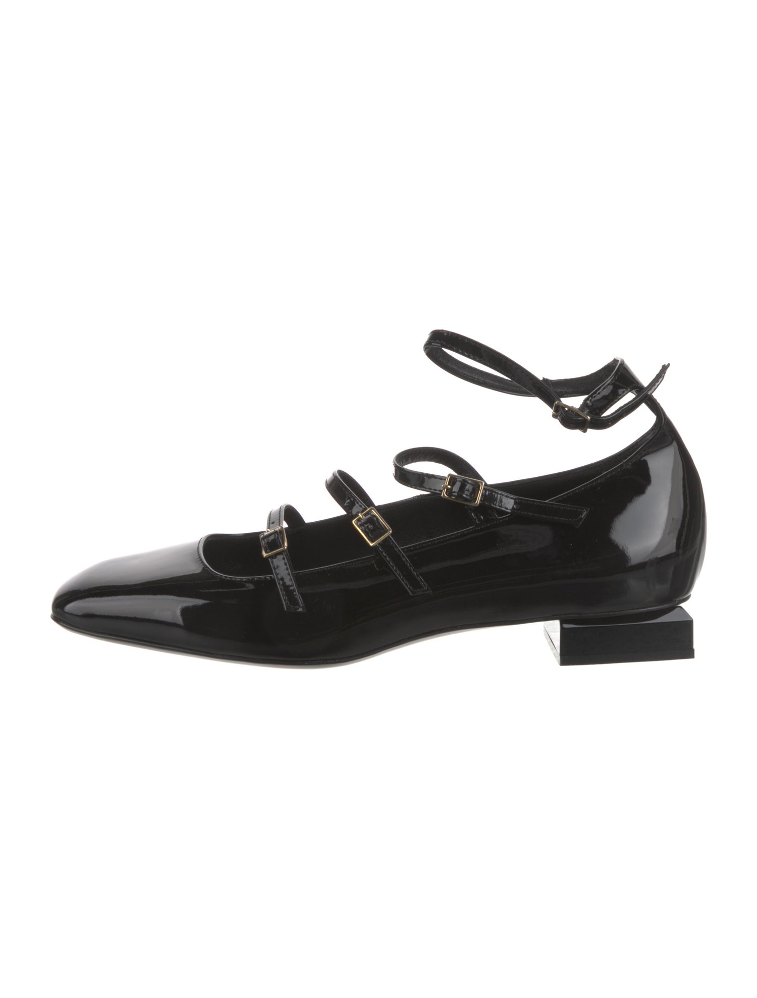 AGL Patent Leather Mary Jane Flats