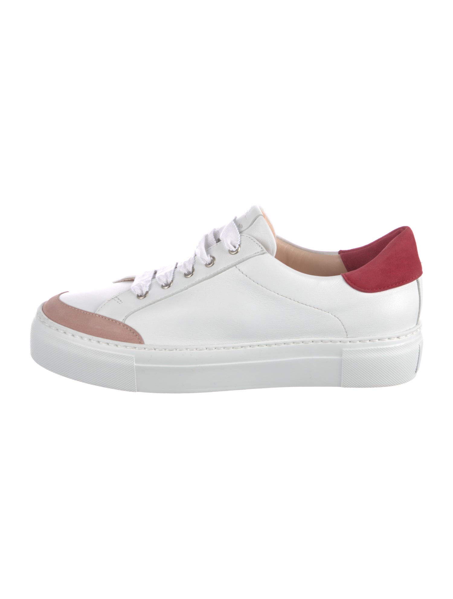 AGL Leather Colorblock Pattern Sneakers