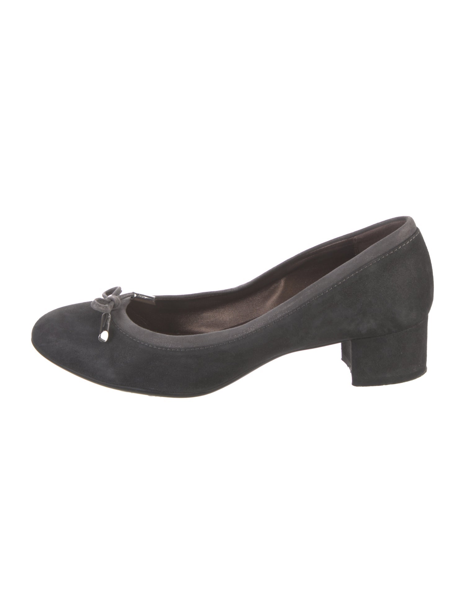 AGL Leather Bow Accents Pumps