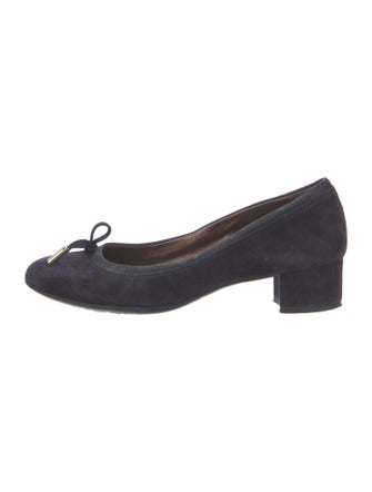 AGL Suede Bow Accents Pumps