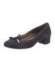AGL Suede Bow Accents Pumps