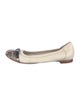 AGL Leather Animal Print Ballet Flats