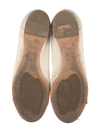 AGL Leather Animal Print Ballet Flats