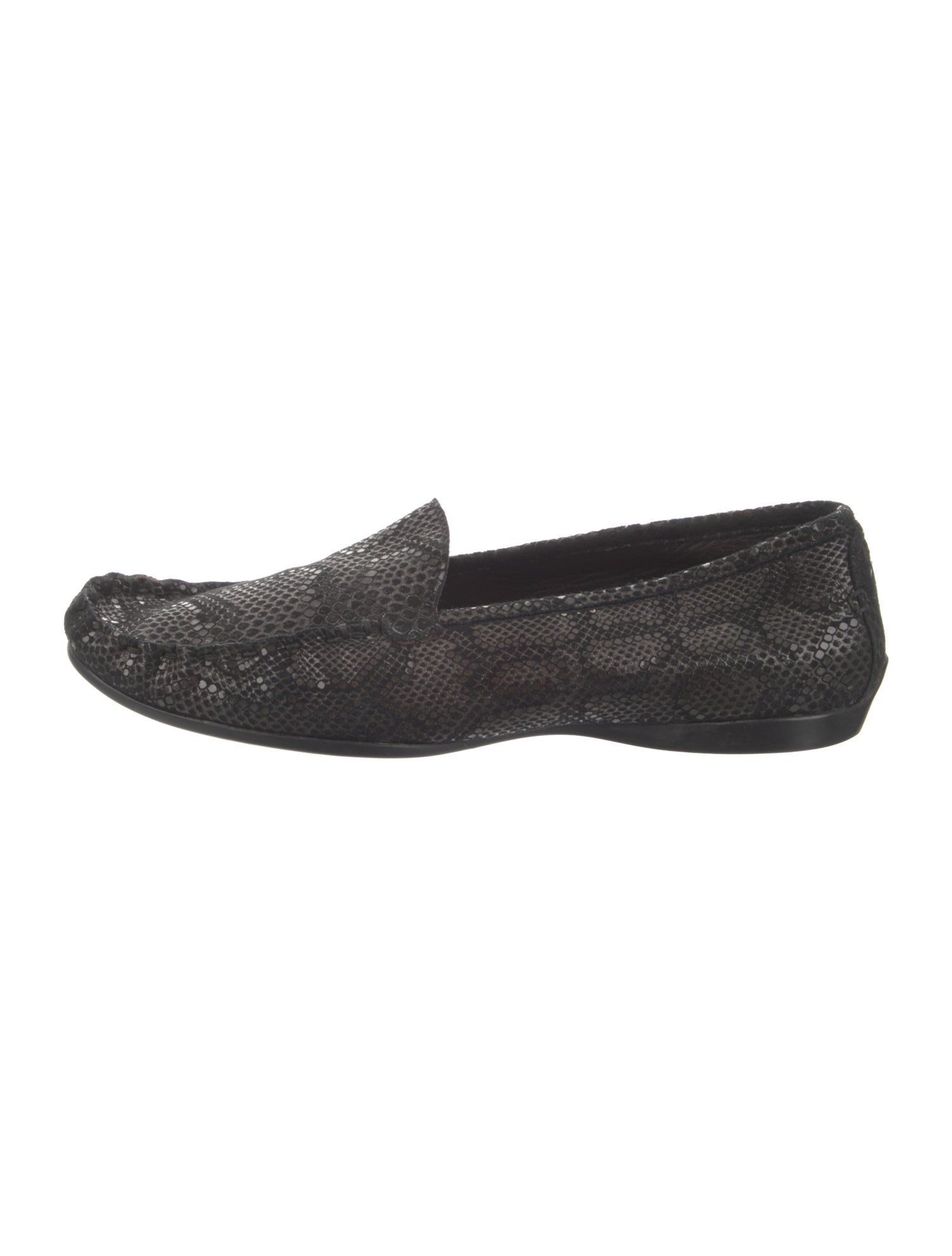AGL Suede Glitter Accents Loafers