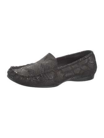 AGL Suede Glitter Accents Loafers