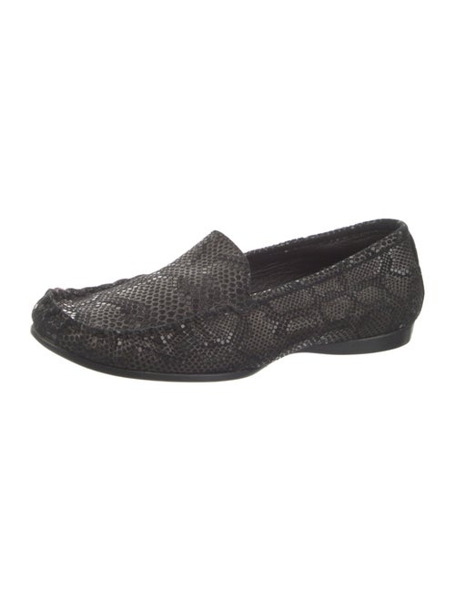 AGL Suede Glitter Accents Loafers