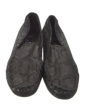 AGL Suede Glitter Accents Loafers