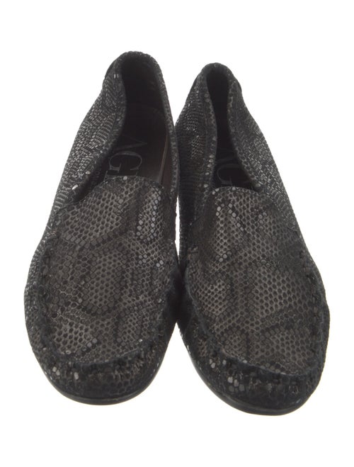 AGL Suede Glitter Accents Loafers