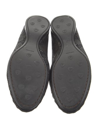 AGL Suede Glitter Accents Loafers