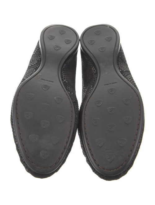 AGL Suede Glitter Accents Loafers