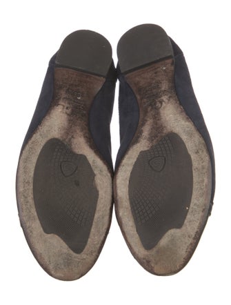 AGL Suede Chain-Link Accents Flats