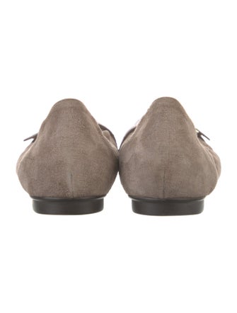 AGL Suede Animal Print Ballet Flats