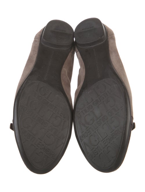 AGL Suede Animal Print Ballet Flats