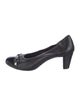 AGL Leather Chain-Link Accents Pumps