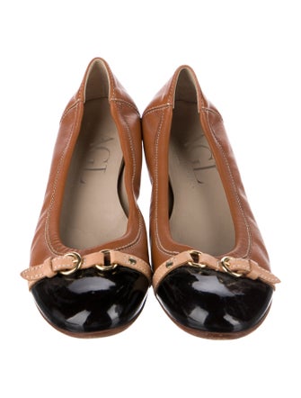 AGL Leather Ballet Flats