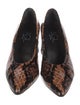 AGL Leather Animal Print Pumps