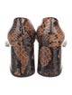 AGL Leather Animal Print Pumps