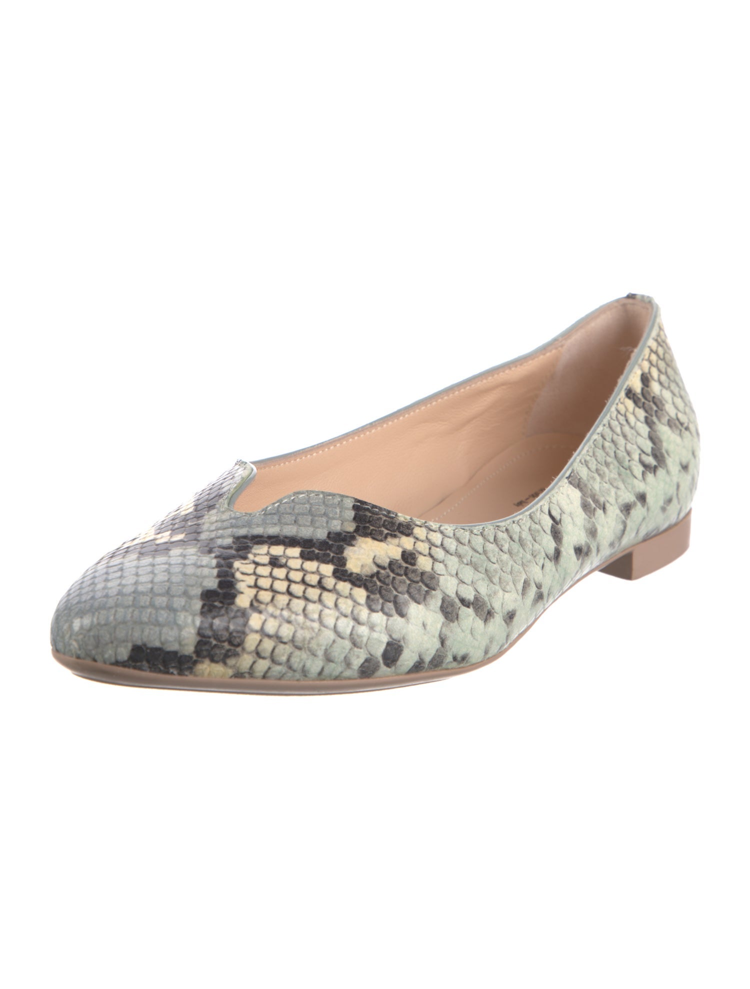 AGL Leather Animal Print Flats w/ Tags