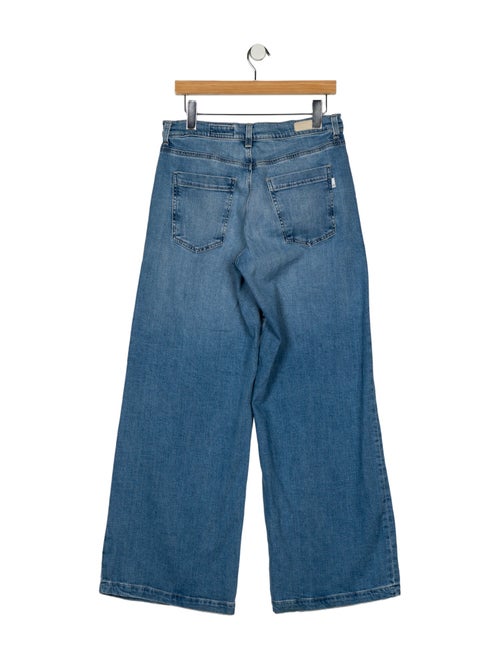 AGL Mid-Rise Wide Leg Jeans