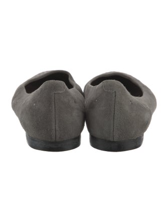 AGL Suede Studded Accents Ballet Flats