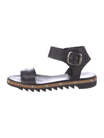 AGL Leather Studded Accents Sandals