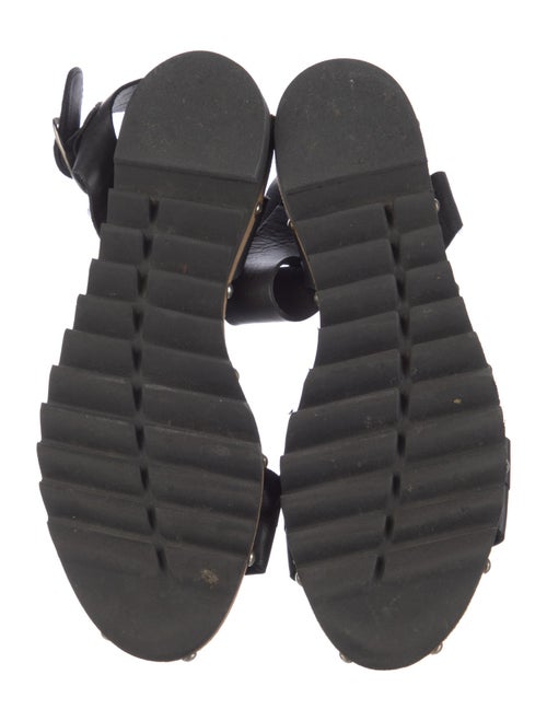 AGL Leather Studded Accents Sandals