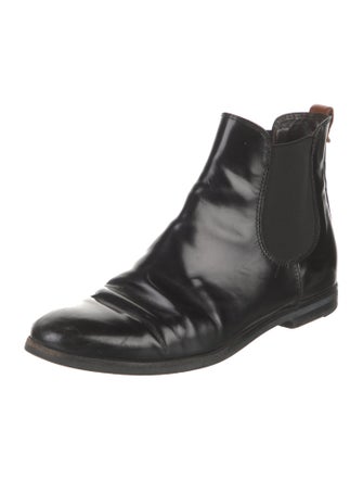 AGL Patent Leather Chelsea Boots