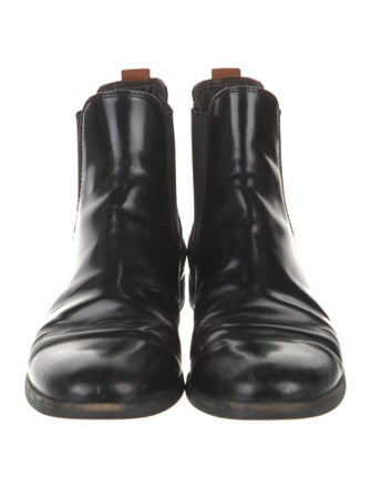AGL Patent Leather Chelsea Boots