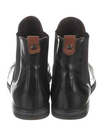 AGL Patent Leather Chelsea Boots