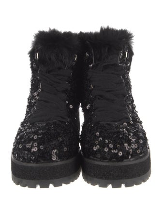 AGL Sequins Printed Sneakers