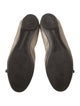 AGL Suede Chain-Link Accents Ballet Flats
