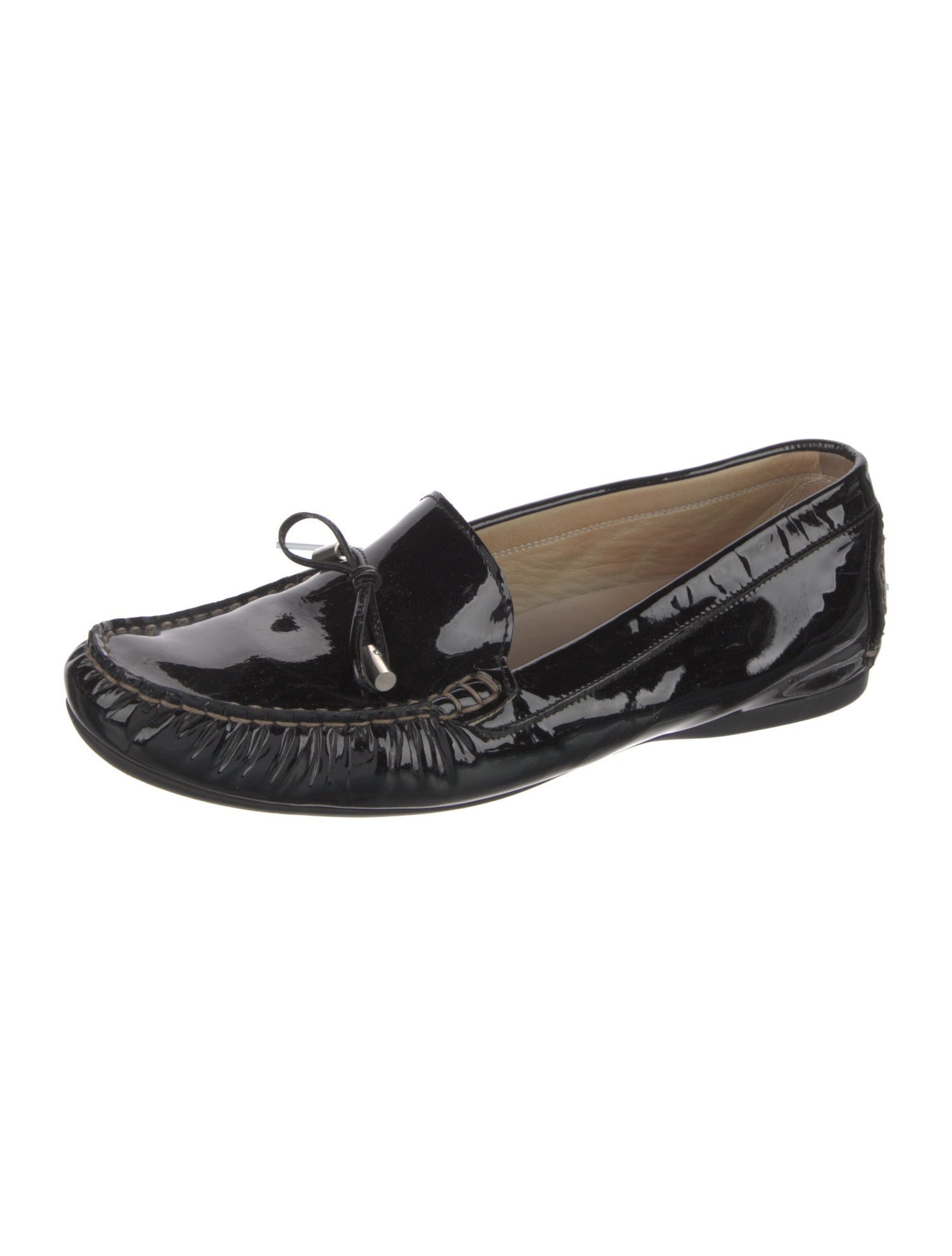 AGL Patent Leather Moccasins