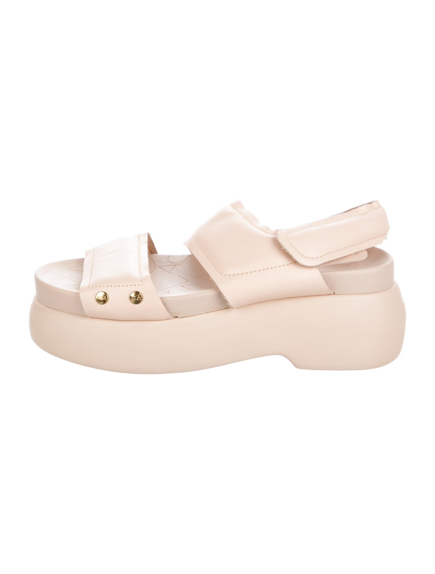 AGL Leather Slingback Sandals