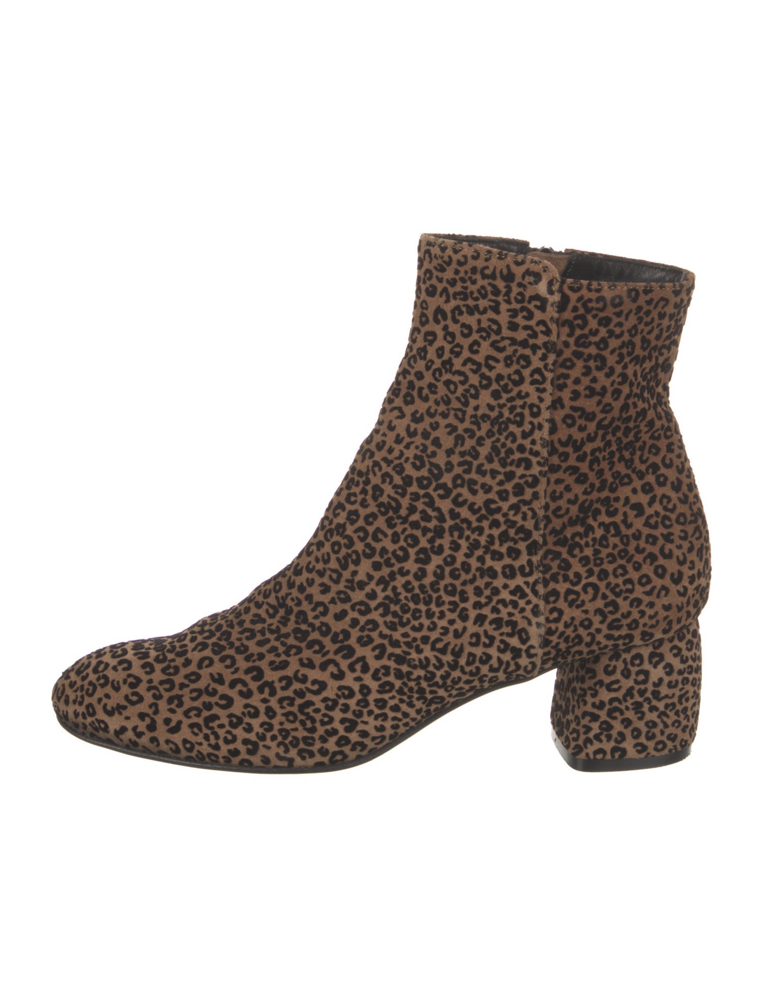 AGL Suede Animal Print Sock Boots