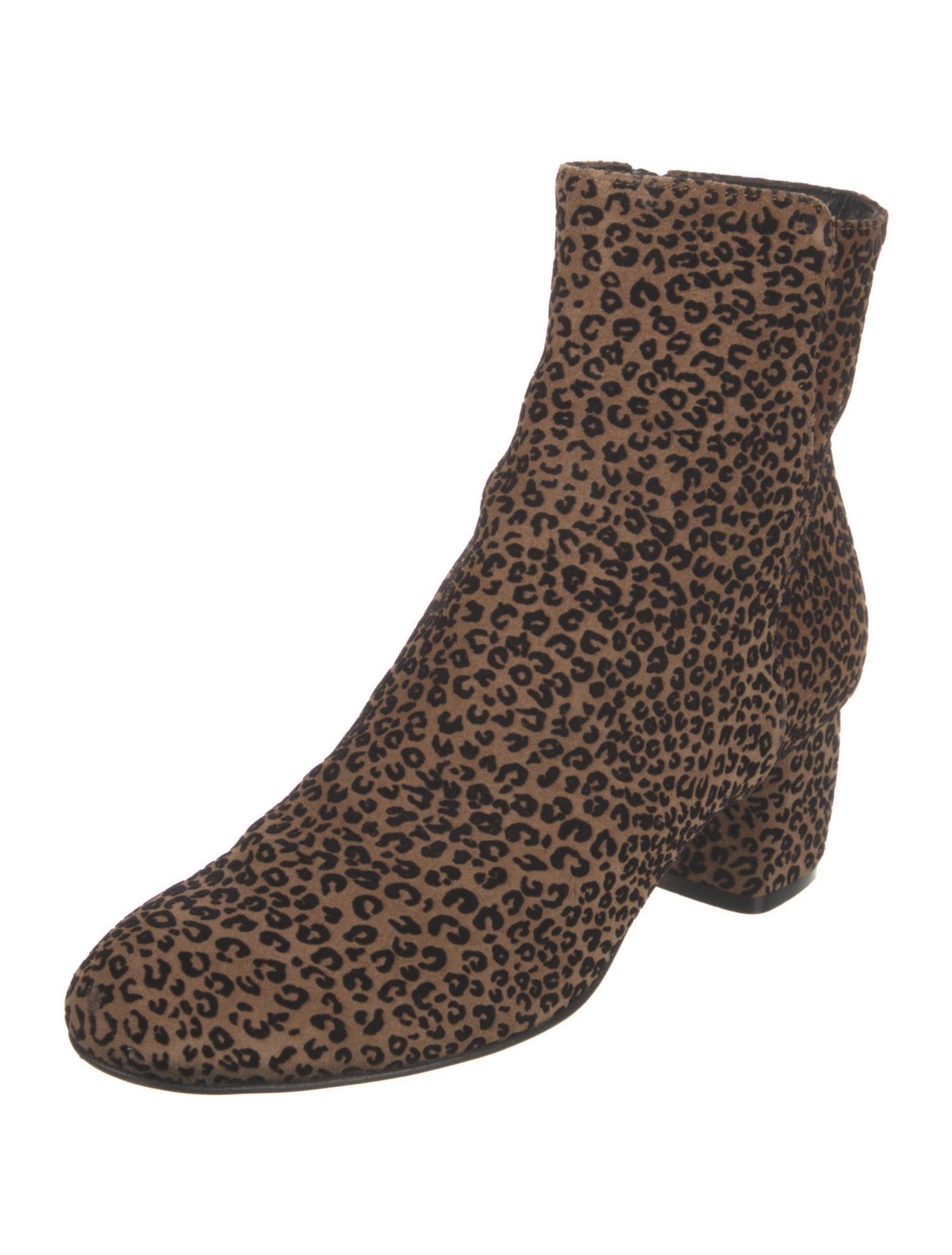 AGL Suede Animal Print Sock Boots