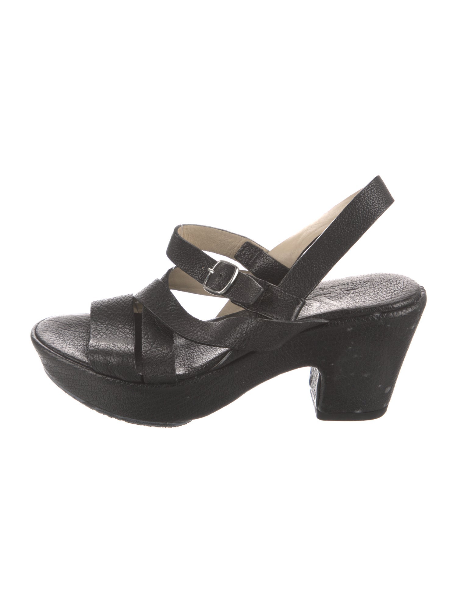 AGL Leather Slingback Sandals