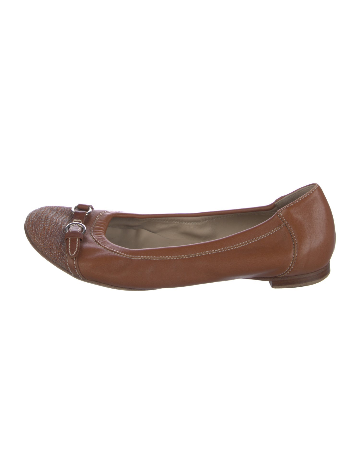 AGL Leather Ballet Flats