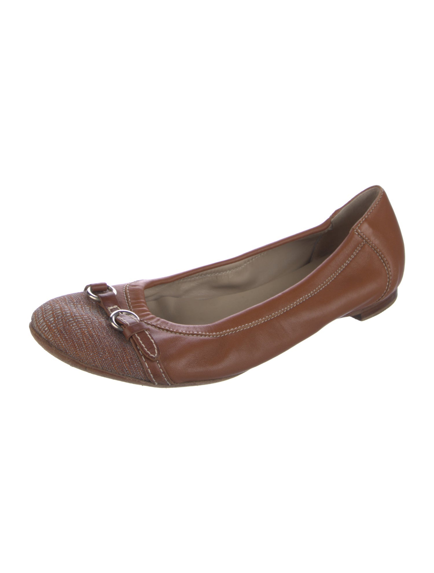 AGL Leather Ballet Flats
