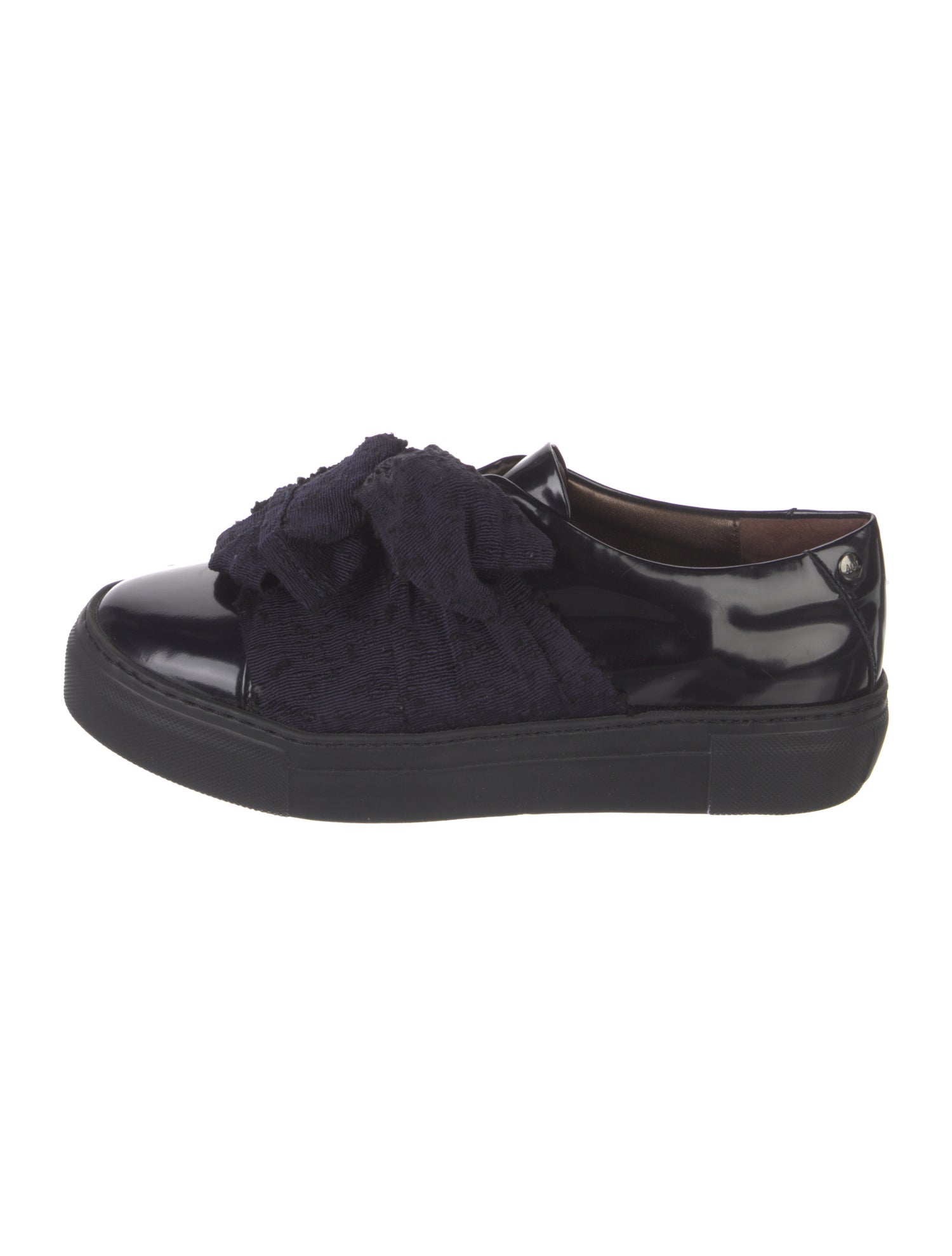 AGL Patent Leather Bow Accents Sneakers