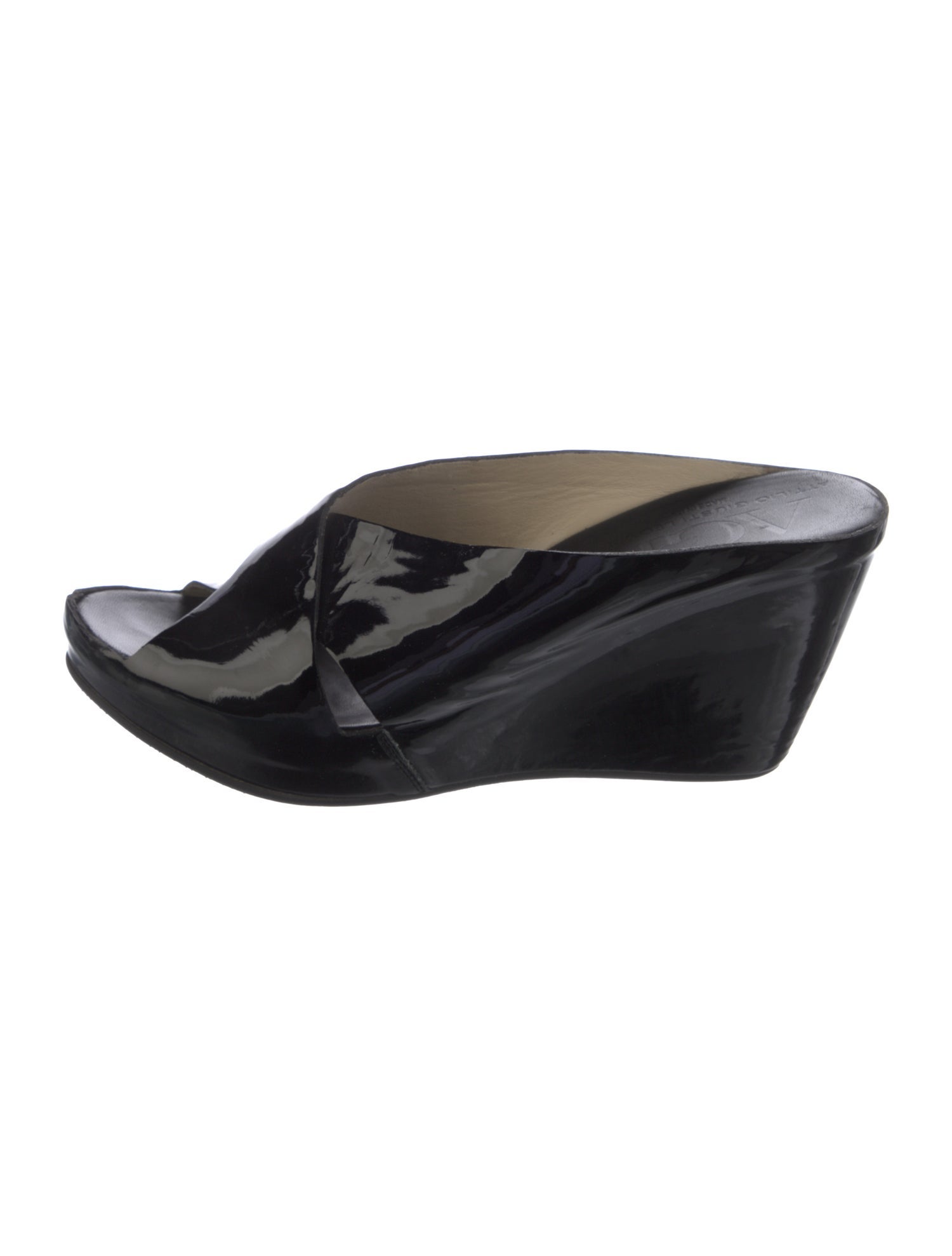AGL Patent Leather Mules
