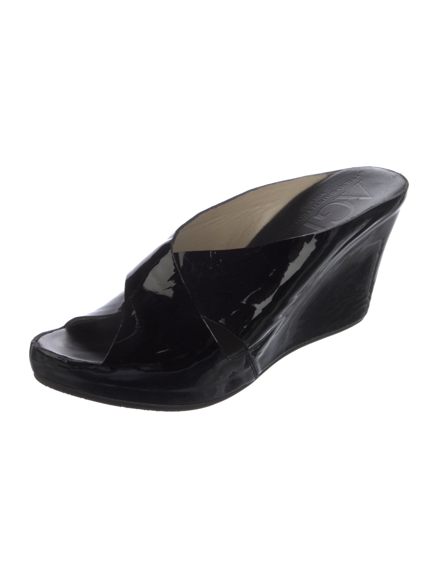 AGL Patent Leather Mules