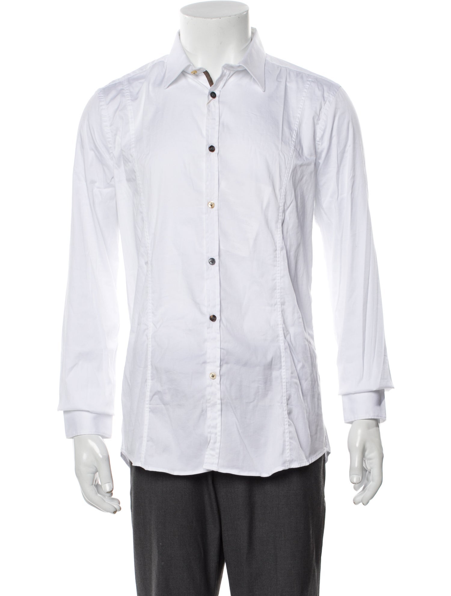 Aglini Long Sleeve Dress Shirt